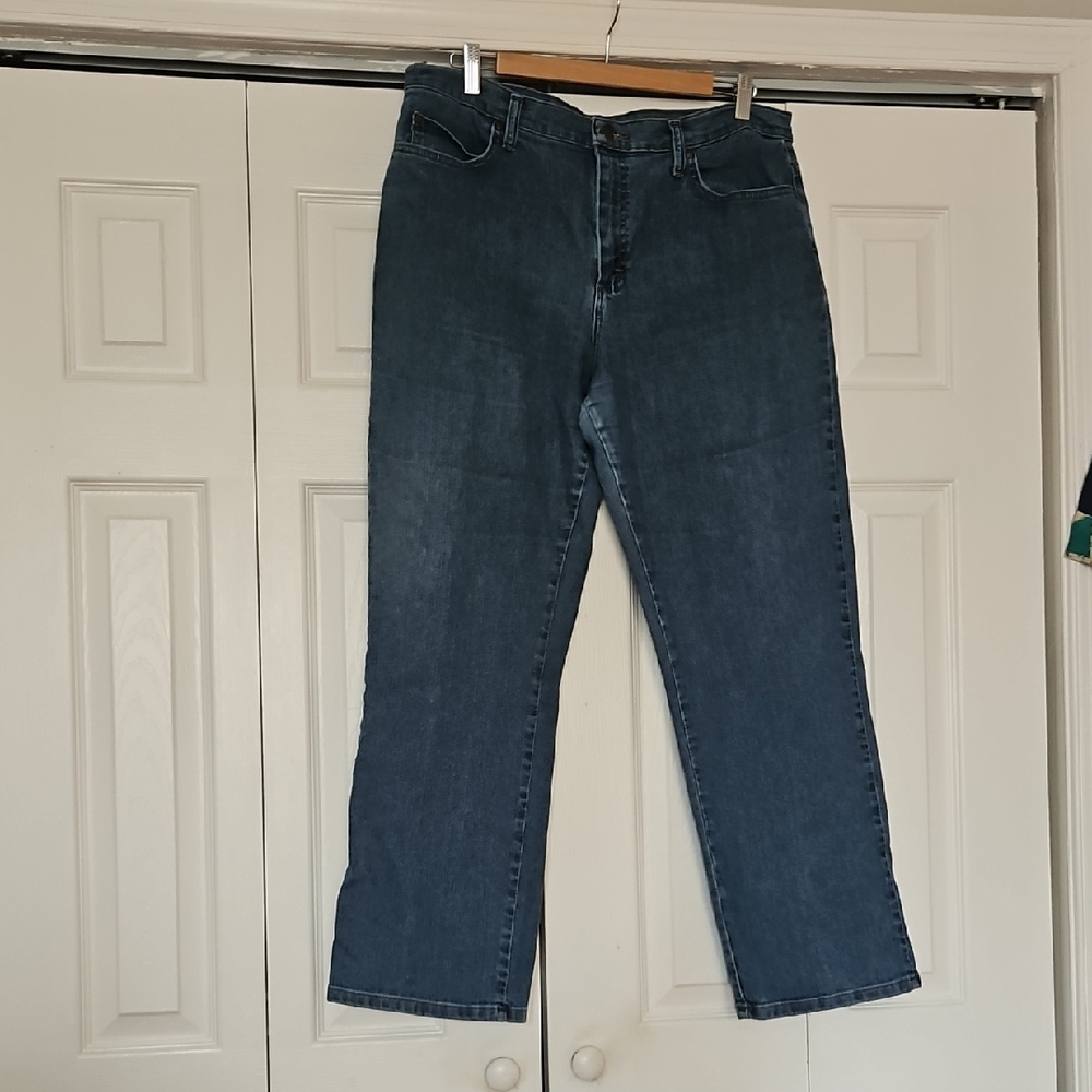 Lee Dark Blue Straight-Leg Jeans